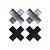 Adesivo de Seios Formato X Cross Pattern Nipple Pasties - Lovetoy - Imagem 1