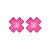 Adesivo de Seios Formato X Fuck Me Cross Pattern Nipple Pasties - Lovetoy - Imagem 5