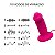 Plug em Formato de Pênis 11,5cm x 3,6cm com 10 Modos de Vibração Dominate - Nanma - Imagem 3