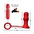 Plug Anal em Silicone com Anel Peniano 10 Modos de Vibração Buttplug Thriller Ass - Nanma - Imagem 3