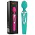 Vibrador Wand Silicone Verde com 3 Velocidades e 4 Pulsações - Adora Luxury - Odeco - Imagem 1