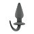 Plug anal n° 9 preto - Butt Plug  6 Inch Grey - Imagem 1