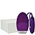 Cápsula Vibratória Recarregável com Controle Remoto 7 Vibrações Roxo- Ayme Lovetoys - Imagem 2