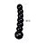 Penetrador de Vidro 15x2,5cm Escalonado Preto Glass Romance - Lovetoy - Imagem 3