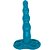 Plug Anal Sinuoso 15cm com Base - Absoloo-Azul Turquesa - Imagem 1