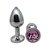 Plug Anal Jóia em Aço Inox 8cm x 3,5cm - Lovetoys - Imagem 1