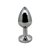 Plug Anal Jóia em Aço Inox 8cm x 3,5cm - Lovetoys - Imagem 3