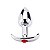 Plug Anal P em Aço com Base de Segurança e Pedra Vermelha - Lovetoys - Imagem 1
