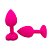 Plug Anal Jóia Coração 7cm x 3cm em Silicone - Lovetoys - Imagem 2