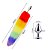 Plug Anal 47cm x 2,7cm com Rabo de Raposa Arco-Íris - Lovetoys - Imagem 6