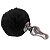 Plug anal de aço  4 cm com rabo de coelho preto - Lovetoys - Imagem 1
