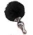Plug anal de aço  4 cm com rabo de coelho preto - Lovetoys - Imagem 2