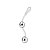 Bolas de Pompoarismo com 2 Esferas Cromadas 2cm x 64g - Lovetoys - Imagem 1