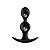 Plug Anal Duplo Preto Andrew - Lovetoys - Imagem 1