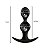 Plug Anal Duplo Preto Andrew - Lovetoys - Imagem 2