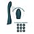 Vibrador para Ponto G com 9 Modos de Vibração e Movimento Brack Coleção Royal - Lovetoys - Imagem 4