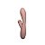 Vibrador Recarregável Com Estimulador Clitoriano Brush - Novel - Imagem 1