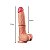 Pênis Dupla Densidade 25cm x 5cm Dual Layered Platinum Silicone Cock Bege - Lovetoy - Imagem 9
