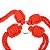 Kit Bondage Shibari Vermelho com Algema e Tornozoleira - Coleção Fetiche Lovetoys - Imagem 6