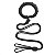 Coleira com Guia de Corda Shibari Preta - Coleção Fetiche Lovetoys - Imagem 1