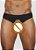 Cueca de Algodão com Furo Frontal Preta M - Imagem 2
