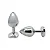 Plug Anal 8x3cm de Metal com Base de Coração Vermelho - Lovetoys - Imagem 3