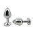 Plug Anal Jóia em Aço Inox 8cm x 3cm - Lovetoys - Imagem 2