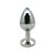 Plug Anal Jóia em Aço Inox 8cm x 3cm - Lovetoys - Imagem 3