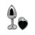 Plug Anal Jóia Coração em Aço Inox 8cm x 3,5cm - Lovetoys - Imagem 1