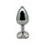 Plug Anal Jóia Coração em Aço Inox 8cm x 3,5cm - Lovetoys - Imagem 3