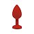 Plug Anal Jóia Coração em Silicone 7,5cm x 3cm P - Lovetoys - Imagem 2
