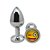 Plug Anal com Emoji em Aço Inox 8cm x 3cm - Lovetoys - Imagem 1