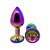 Plug Anal Jóia em Aço Inox Furta-cor 8cm x 3,5cm - Lovetoys - Imagem 1