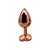 ​​​​​​​Plug Anal Jóia Coração em Aço Inox Rosé Gold 8cm x 3cm - Lovetoys - Imagem 3