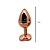 ​​​​​​​Plug Anal Jóia Coração em Aço Inox Rosé Gold 8cm x 3cm - Lovetoys - Imagem 4