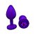 Plug Anal Jóia 8cm x 3,5cm em Silicone - Lovetoys - Imagem 1