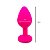 Plug Anal Jóia 8cm x 3,5cm em Silicone - Lovetoys - Imagem 4
