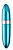 Mini Vibrador Metalizado em Formato de Batom Azul - Lovetoys - Imagem 1