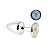 Plug Anal Cromado Signo Capricórnio P - Hard - Imagem 1
