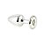 Plug Anal Cromado Signo Virgem P - Hard - Imagem 2