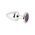 Plug Anal Cromado Signo Libra P - Hard - Imagem 2