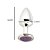 Plug Anal Cromado Signo Libra P - Hard - Imagem 4