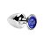 Plug Anal Cromado Signo Aquário M - Hard - Imagem 2