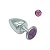 Plug Anal Cromado Signo Touro M - Hard - Imagem 1