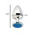 Plug Anal Cromado Signo Gêmeos M - Hard - Imagem 4