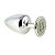 Plug Anal Cromado Signo Câncer M - Hard - Imagem 2