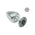 Plug Anal Cromado Signo Virgem M - Hard - Imagem 1