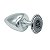 Plug Anal Cromado Signo Virgem M - Hard - Imagem 2
