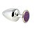 Plug Anal Cromado Signo Libra M - Hard - Imagem 2