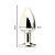 Plug Anal Cromado Signo Peixes Tam G - Hard - Imagem 3